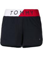 Tommy Hilfiger Logo Waistband Shorts - Blue
