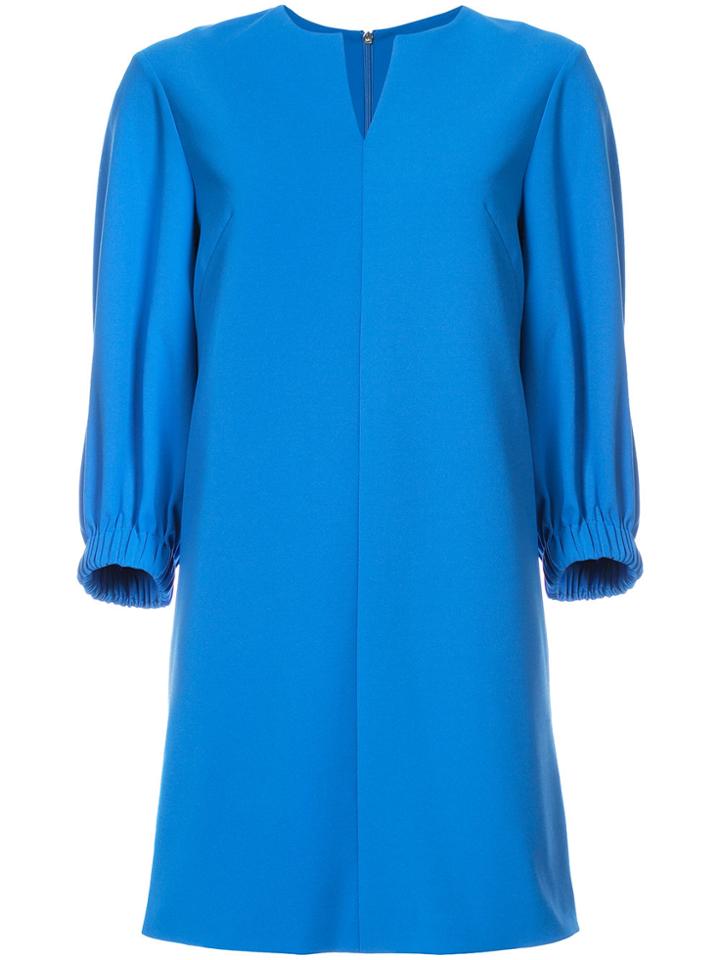 Tibi V-neck Dress - Blue