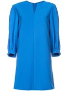Tibi V-neck Dress - Blue