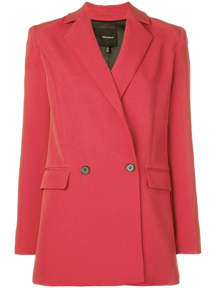 Robert Rodriguez Double-breasted Blazer - Red