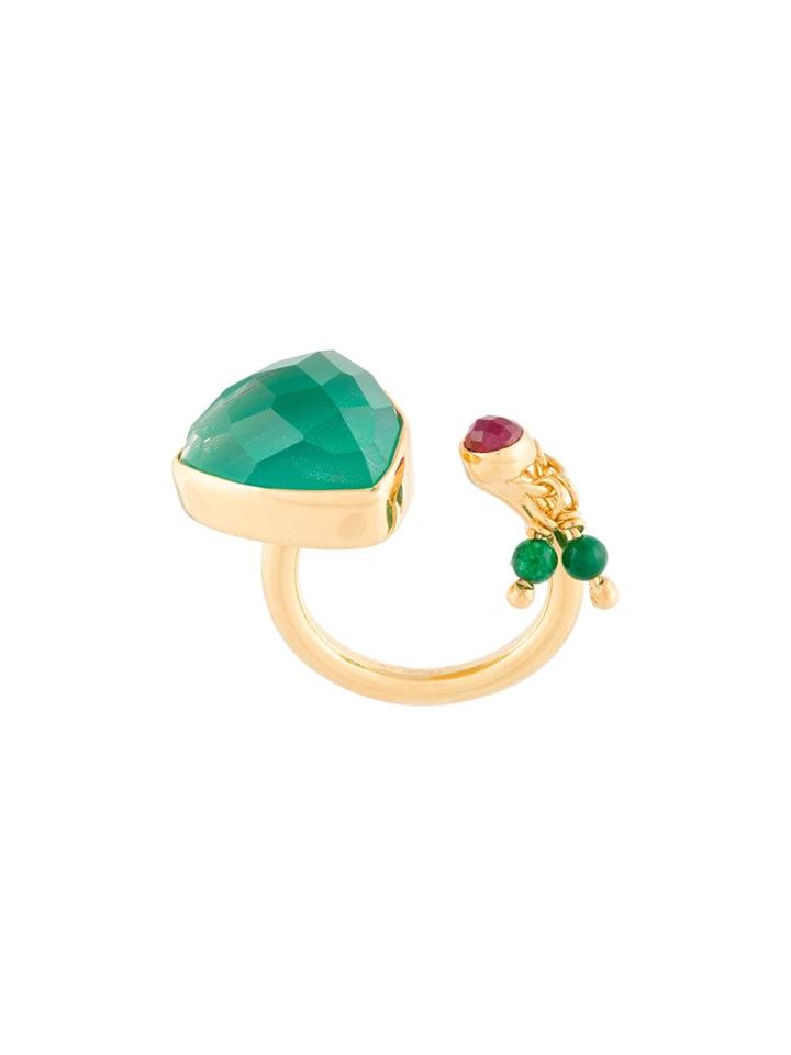 Katerina Makriyianni Open Structure Ring - Metallic