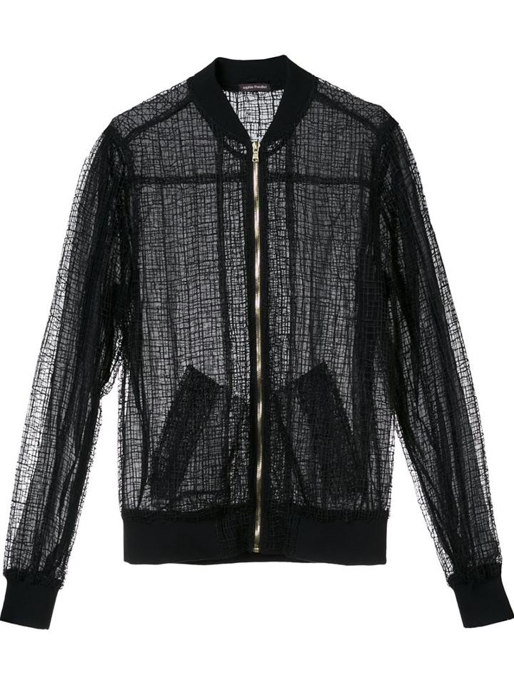 Sophie Theallet Sheer Bomber Jacket