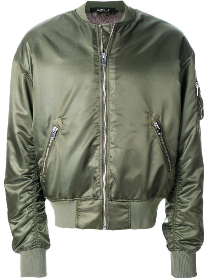 Misbhv Tribal 95' Bomber Jacket - Green
