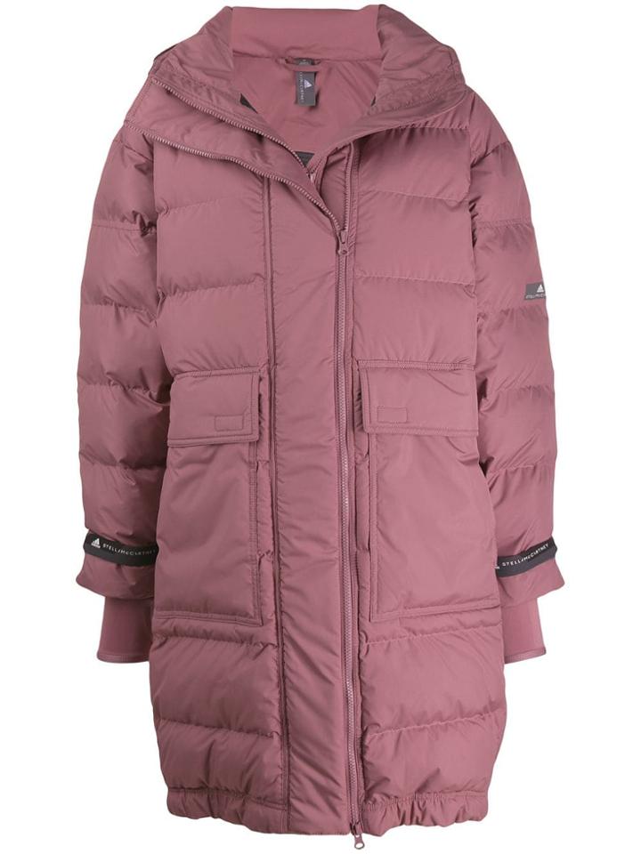 Adidas By Stella Mcmartney Oversized Puffer Jacket - Pink