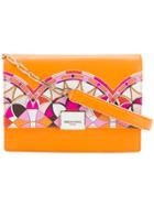 Emilio Pucci Designer Print Shoulder Bag - Yellow & Orange