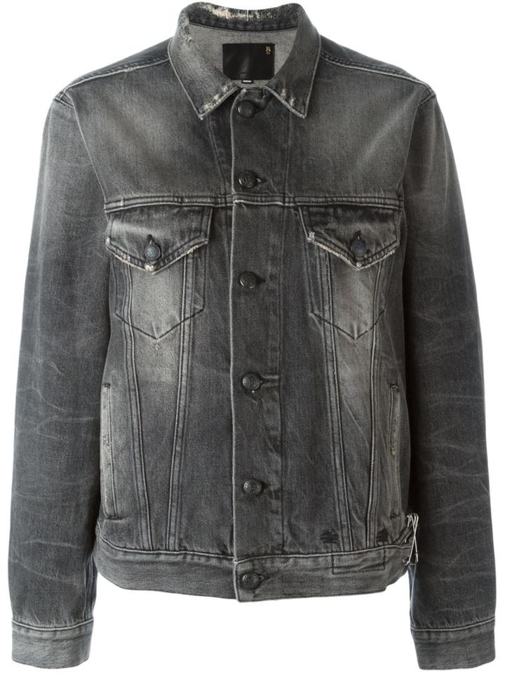 R13 Safety Pin Detail Jacket