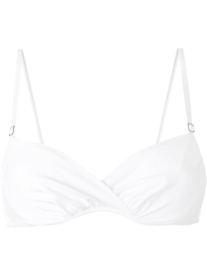 La Perla 'contemporary' Underwired Bikini Top, Women's, Size: 40, White, Polyamide/spandex/elastane