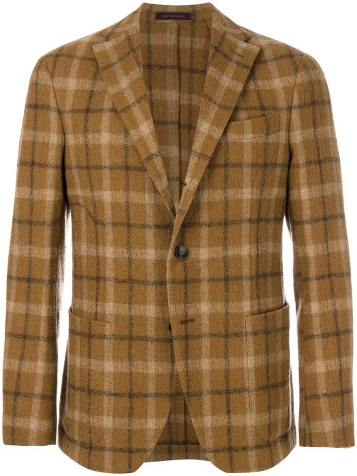 The Gigi Checked Blazer - Brown
