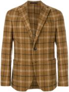 The Gigi Checked Blazer - Brown