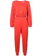 Tibi Mercer Knit Jumpsuit - Red