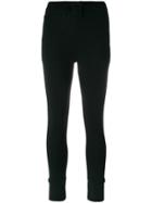The White Briefs Slim Fit Track Pants - Black