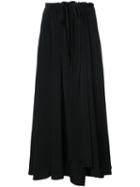Y's - Pleated Midi Skirt - Women - Polyester/triacetate - 2, Blue, Polyester/triacetate
