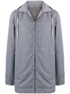 Rick Owens Drkshdw Classic Hoodie Jacket - Blue