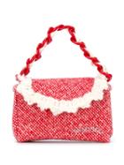 Mi Mi Sol Woven Flap Shoulder Bag, Girl's, Red