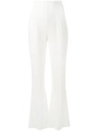 Cushnie Et Ochs Flared Trousers, Women's, Size: 2, White, Spandex/elastane/viscose