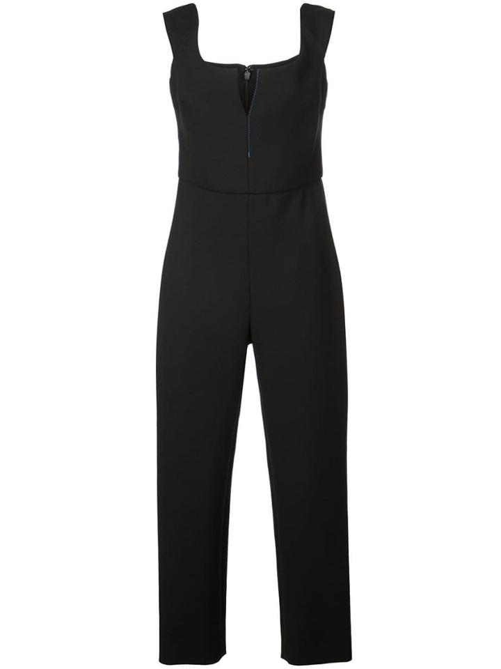 Cushnie Finn Sleeveless Jumpsuit - Black