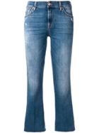 7 For All Mankind Cropped Slim Illusion Figaro Jeans - Blue