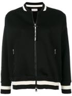 Moncler Zip Front Sweatshirt - Black