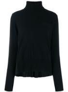 Sacai Roll Neck Jumper - Black