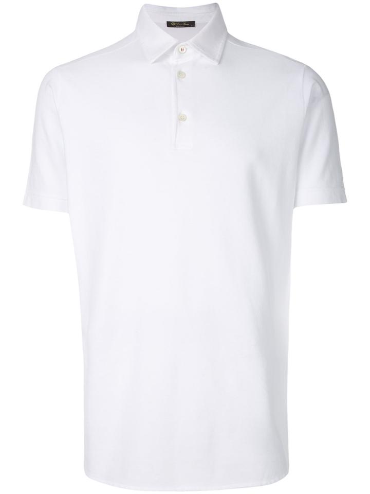 Loro Piana Button Polo Shirt - White