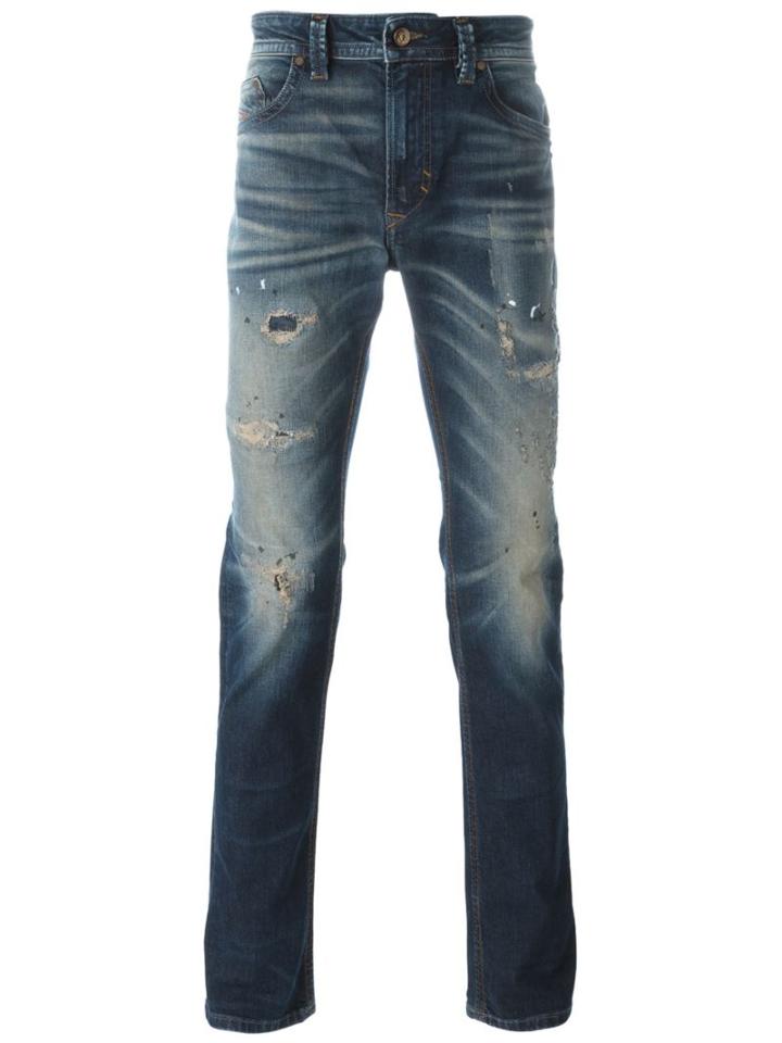 Diesel 'thavar 0854w' Jeans, Men's, Size: 32/32, Blue, Cotton/spandex/elastane