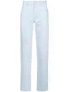 D'urban Plain Straight Trousers - Blue