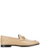 Gucci Brixton Leather Loafers - Neutrals
