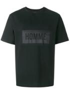 Not Guilty Homme Logo Print T-shirt - Black
