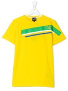 Armani Junior Teen Printed T-shirt - Yellow & Orange