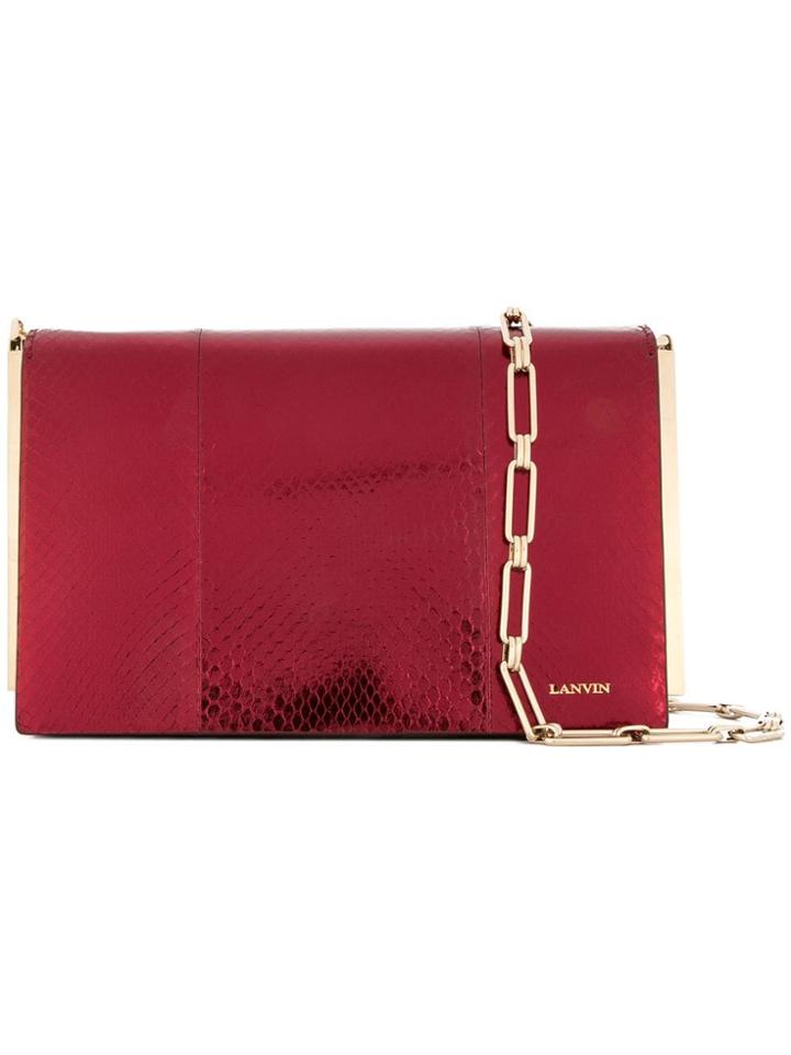 Lanvin Textured Clutch Bag