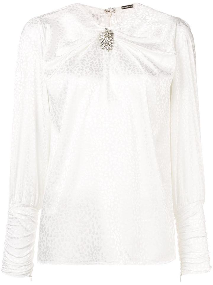 Dodo Bar Or Leopard Print Blouse - White