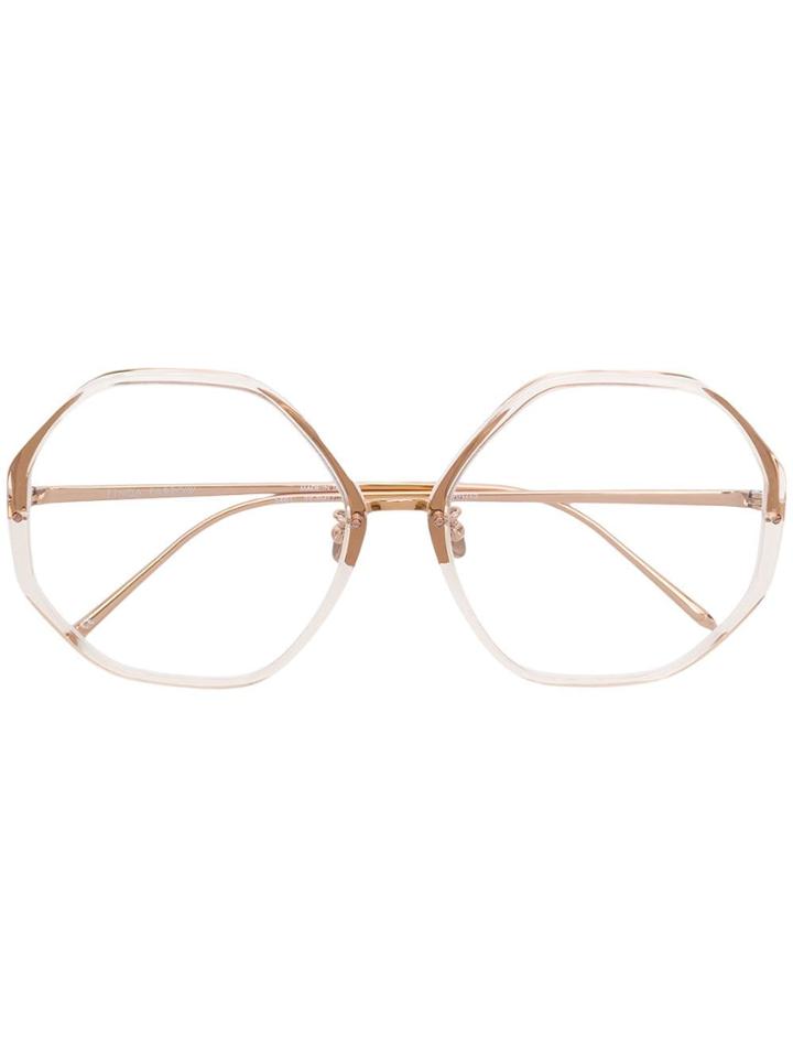 Linda Farrow Lfl901 Frame Glasses - Gold