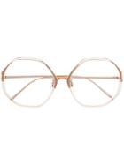 Linda Farrow Lfl901 Frame Glasses - Gold
