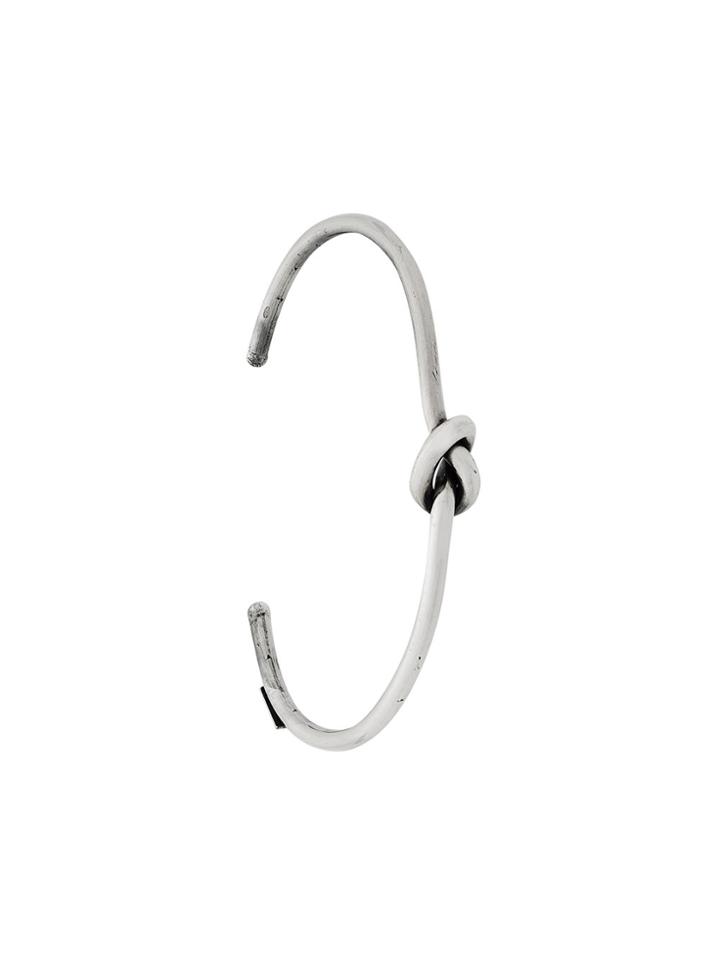 Emanuele Bicocchi Knotted Bracelet - Metallic