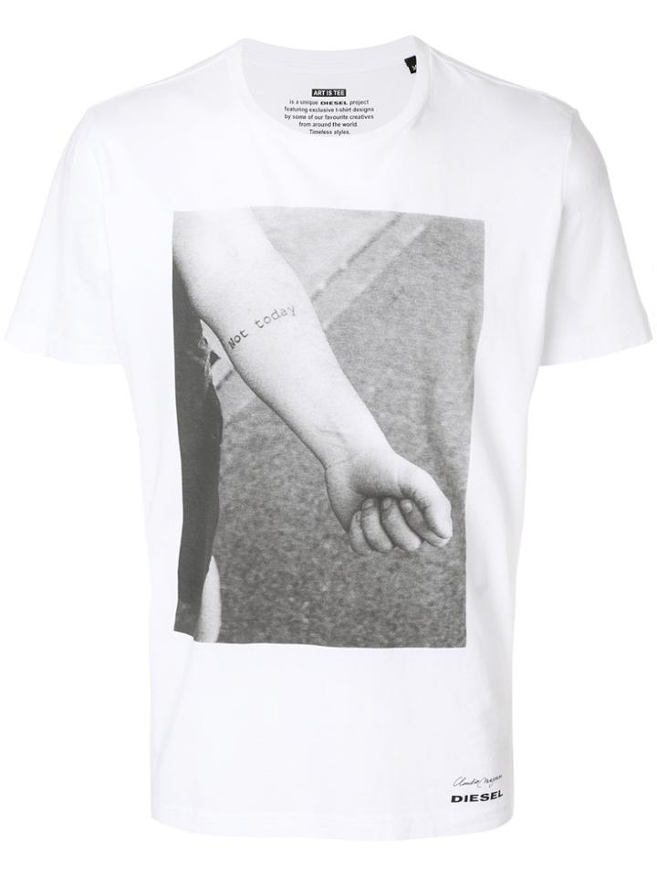 Diesel Not Today T-shirt - White
