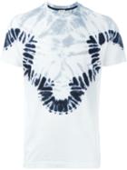 Diesel Tie-dye T-shirt, Men's, Size: L, White, Cotton