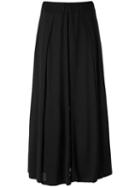 Henrik Vibskov Wide Leg Cropped Pants, Women's, Size: Xs, Black, Tencel