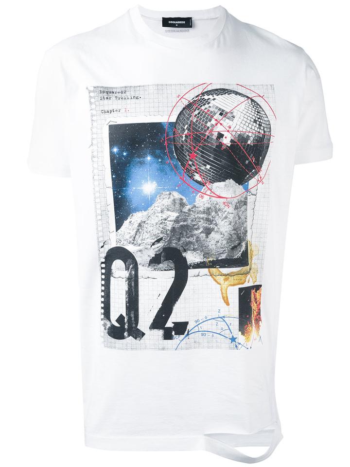 Dsquared2 - Printed T-shirt - Men - Cotton/wool - S, White, Cotton/wool