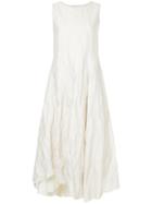 Song For The Mute Flared Twisted Dress - White