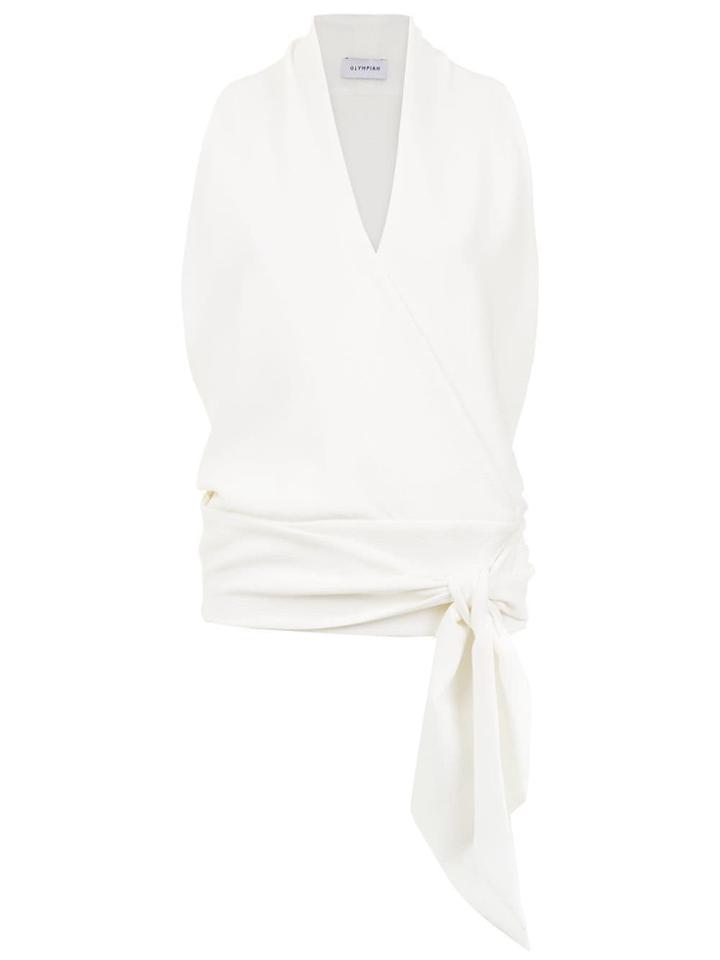 Olympiah Tie Detail Lucca Blouse - White