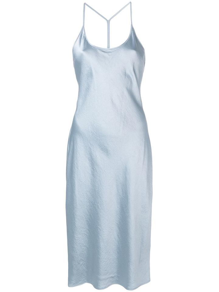 Alexander Wang Spaghetti Strap Dress - Blue