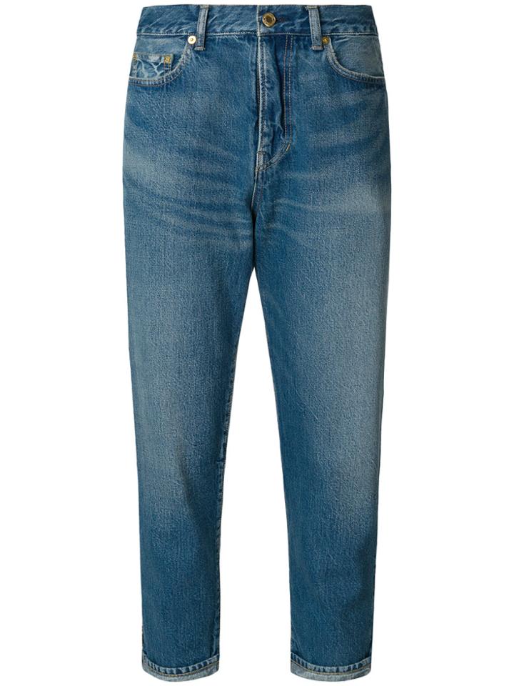 Undercover Cropped Jeans - Blue
