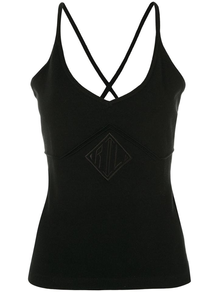 Ralph Lauren Logo Top - Black