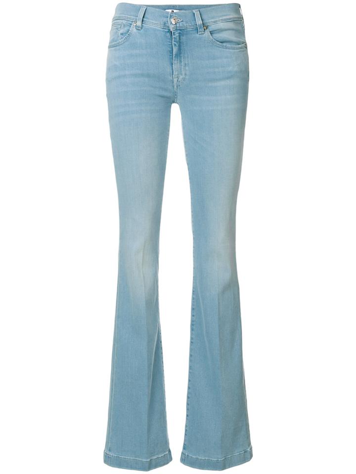 7 For All Mankind Kick Flared Jeans - Blue