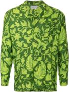 Yohji Yamamoto Pre-owned Floral Print Shirt - Green