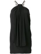Saint Laurent Halter-neck Fitted Dress - Black
