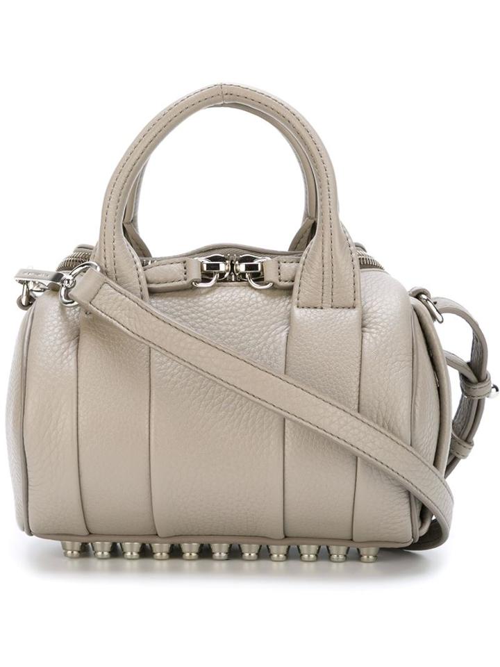 Alexander Wang Mini Rockie Tote, Women's, Grey, Calf Leather