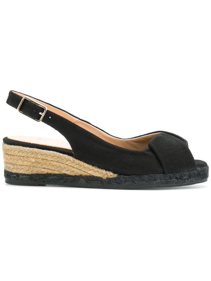 Castañer Espadrille Wedges - Black