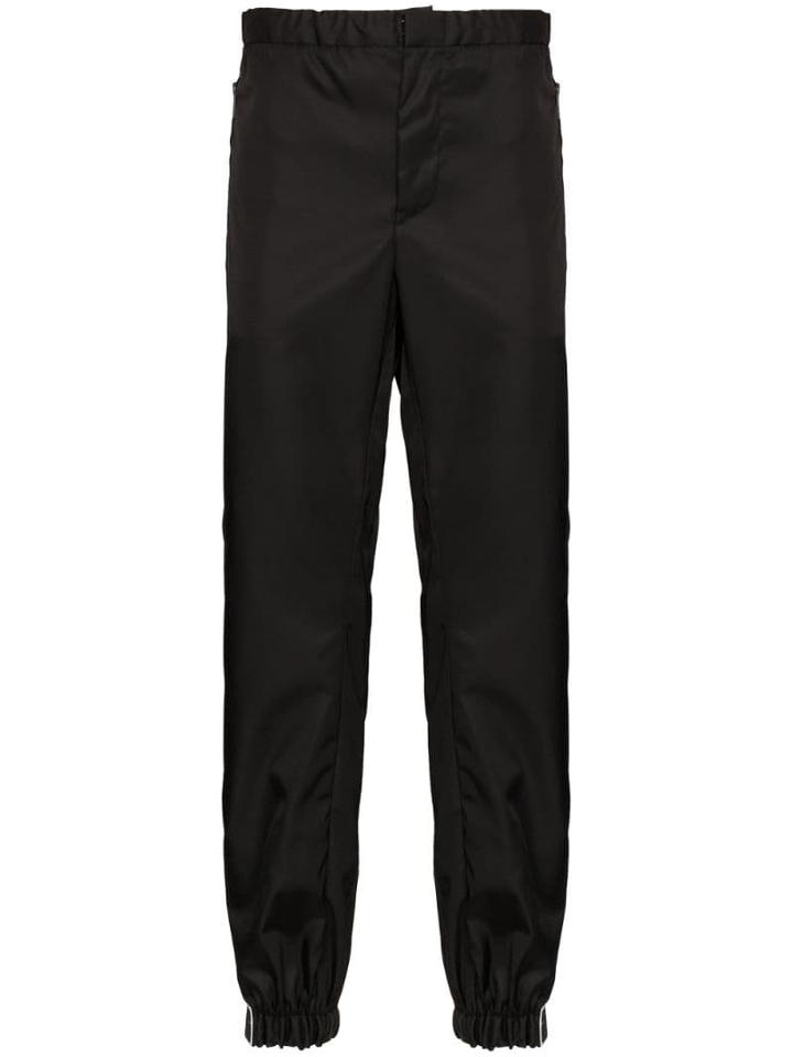 Prada Drawstring Track Trousers - Black