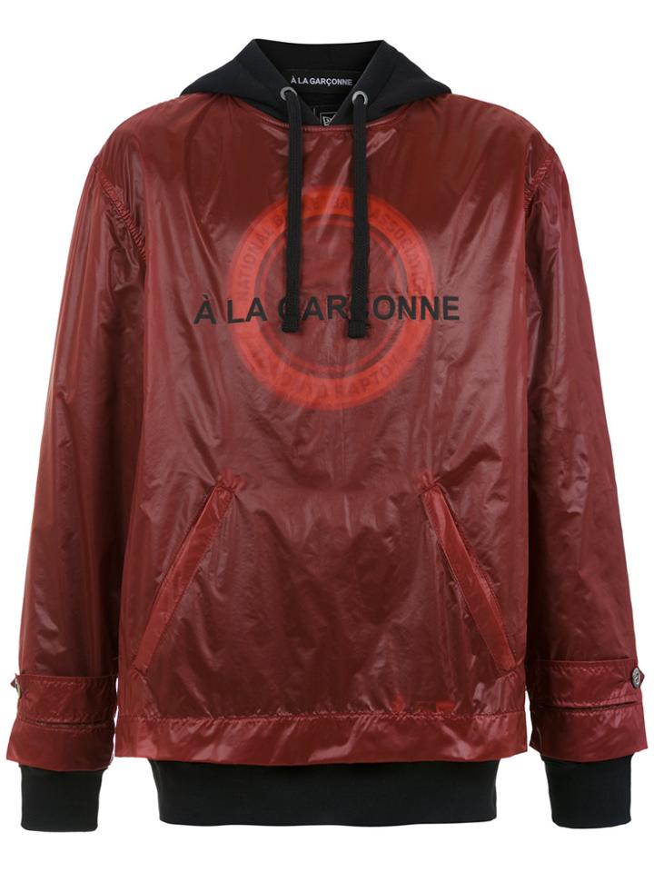 À La Garçonne Straight-fit Hoodie - Red